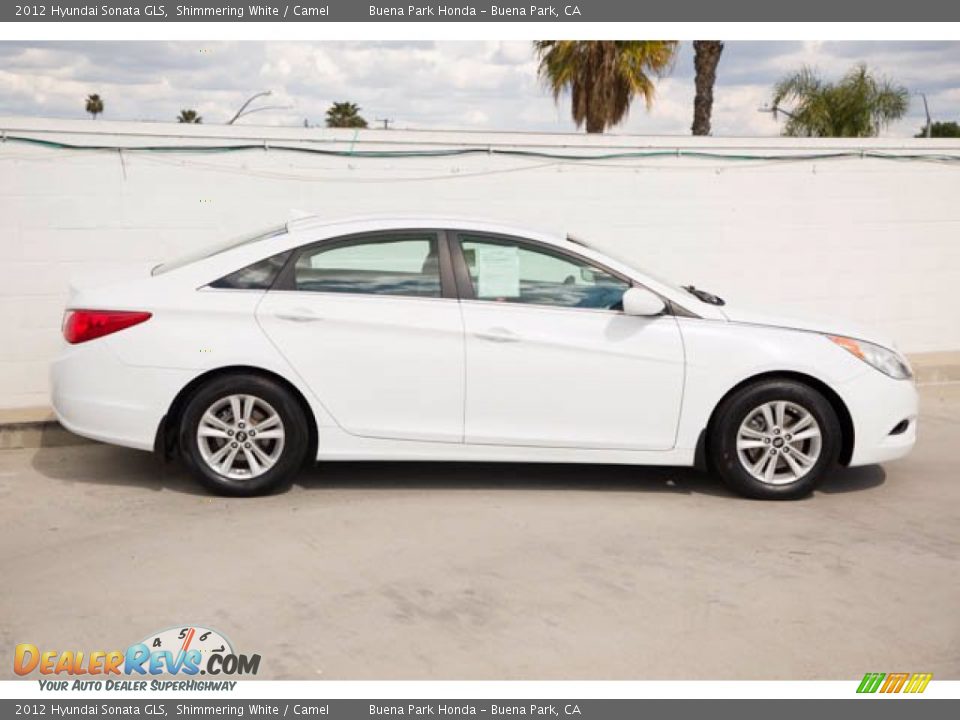 2012 Hyundai Sonata GLS Shimmering White / Camel Photo #14