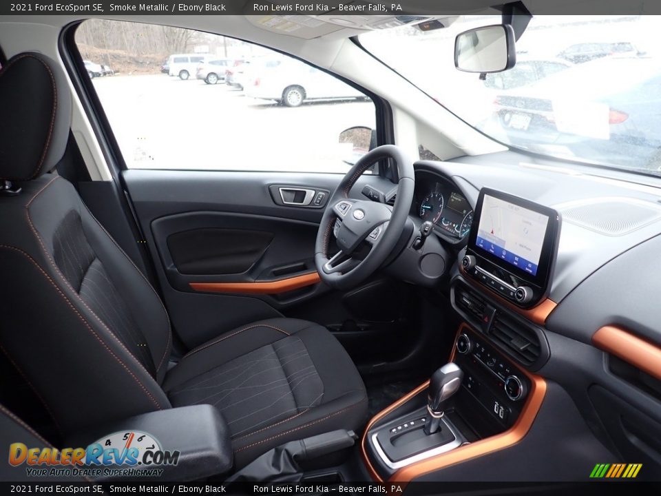 2021 Ford EcoSport SE Smoke Metallic / Ebony Black Photo #12