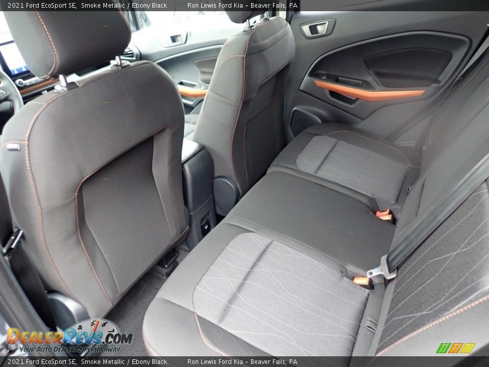 2021 Ford EcoSport SE Smoke Metallic / Ebony Black Photo #13