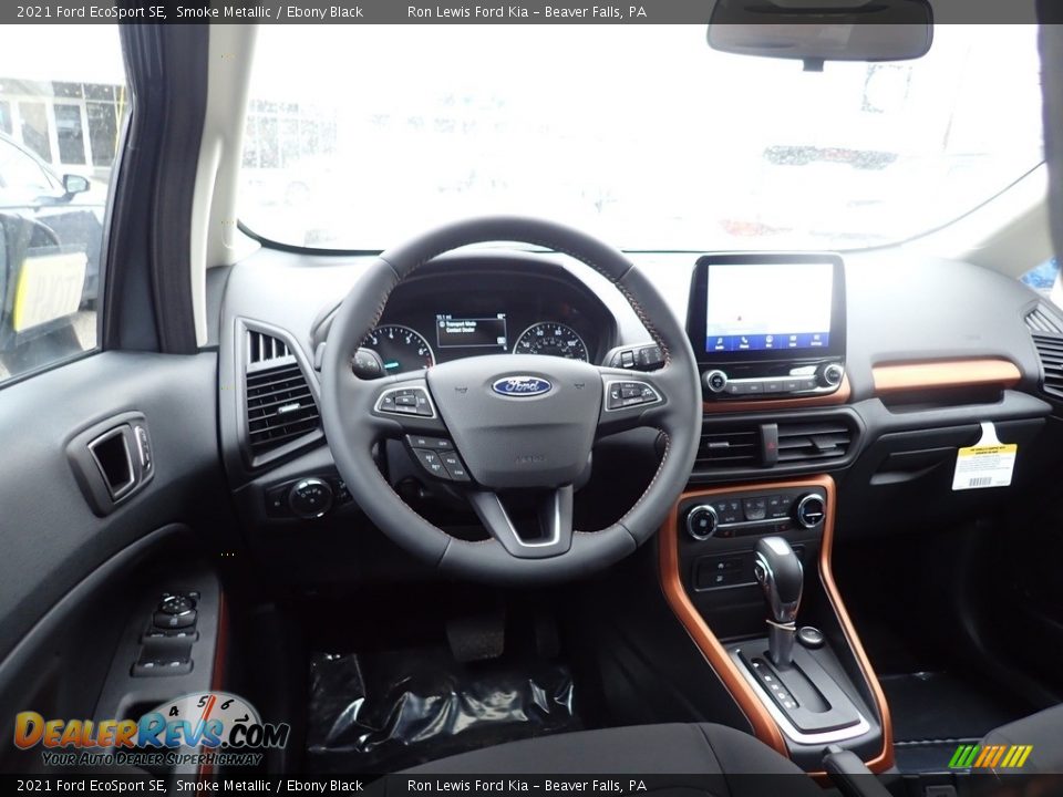 2021 Ford EcoSport SE Smoke Metallic / Ebony Black Photo #14