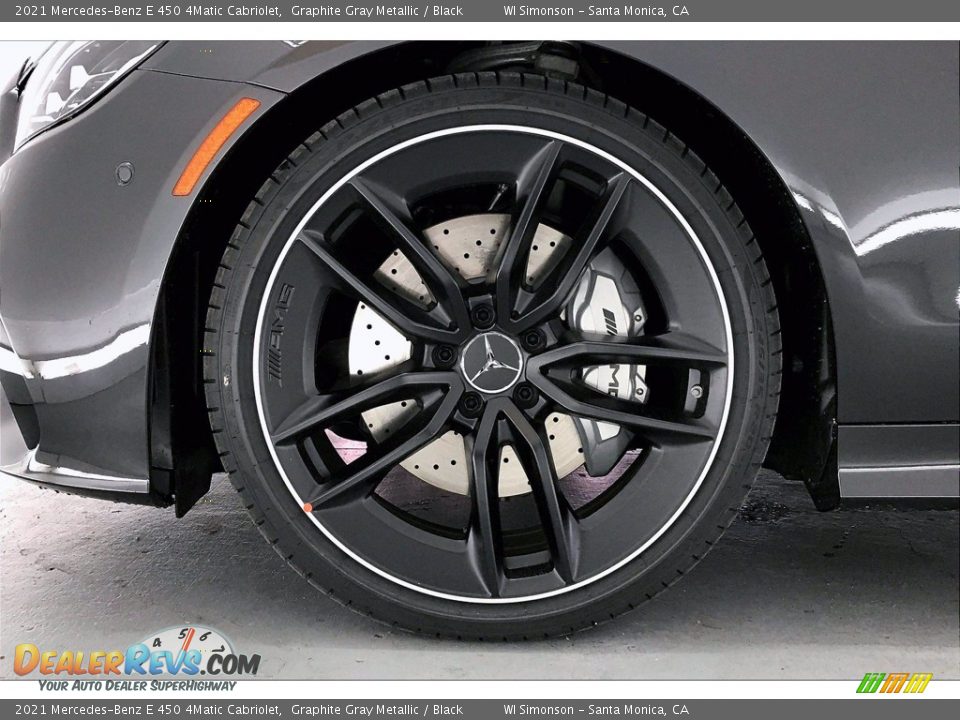 2021 Mercedes-Benz E 450 4Matic Cabriolet Graphite Gray Metallic / Black Photo #9