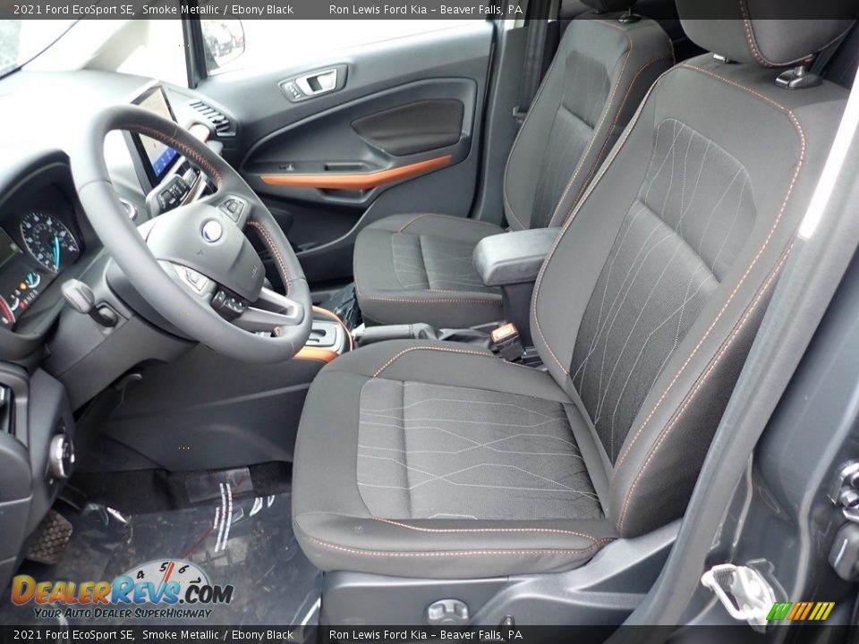 2021 Ford EcoSport SE Smoke Metallic / Ebony Black Photo #17