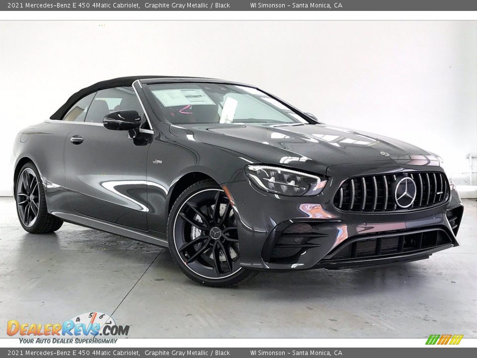 2021 Mercedes-Benz E 450 4Matic Cabriolet Graphite Gray Metallic / Black Photo #12