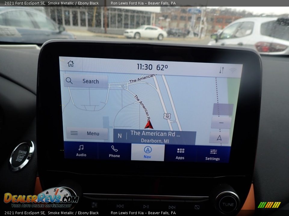 2021 Ford EcoSport SE Smoke Metallic / Ebony Black Photo #19