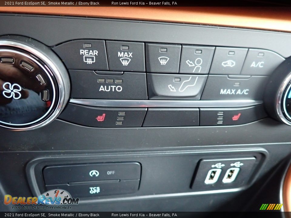 2021 Ford EcoSport SE Smoke Metallic / Ebony Black Photo #21