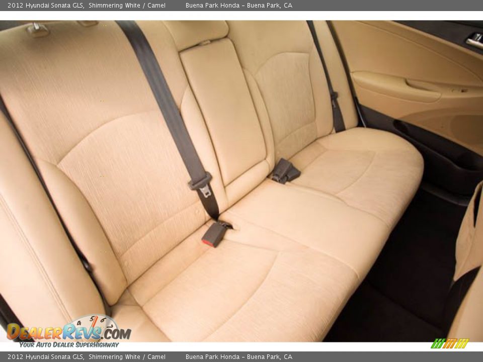 2012 Hyundai Sonata GLS Shimmering White / Camel Photo #21