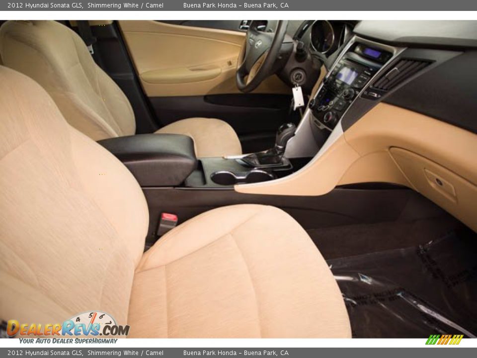 2012 Hyundai Sonata GLS Shimmering White / Camel Photo #22