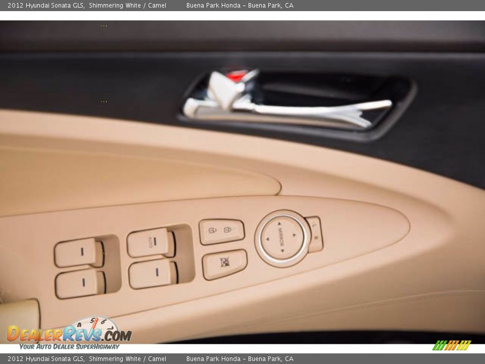 2012 Hyundai Sonata GLS Shimmering White / Camel Photo #27