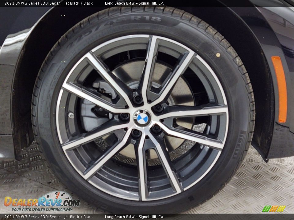 2021 BMW 3 Series 330i Sedan Jet Black / Black Photo #3