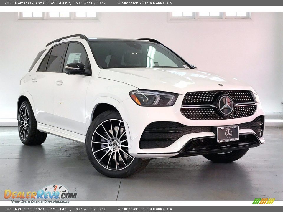 2021 Mercedes-Benz GLE 450 4Matic Polar White / Black Photo #10