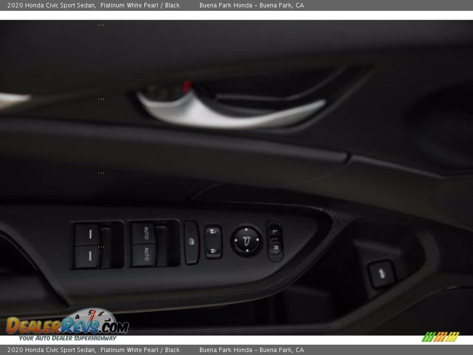 2020 Honda Civic Sport Sedan Platinum White Pearl / Black Photo #29