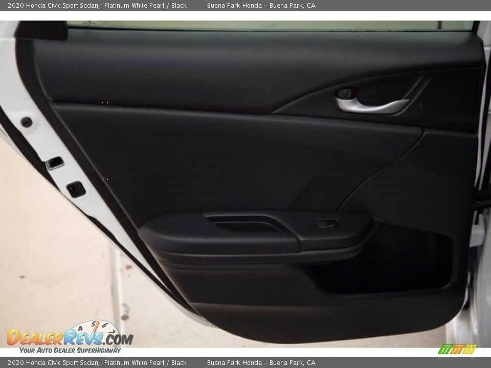 2020 Honda Civic Sport Sedan Platinum White Pearl / Black Photo #30