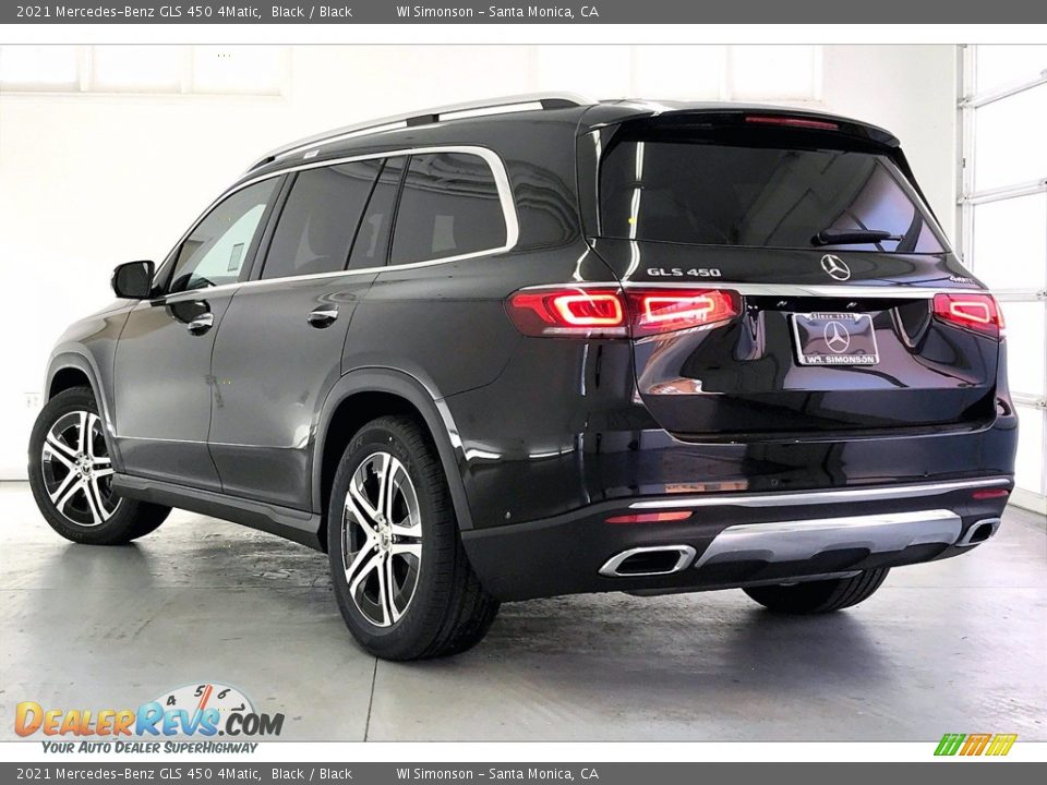 2021 Mercedes-Benz GLS 450 4Matic Black / Black Photo #2