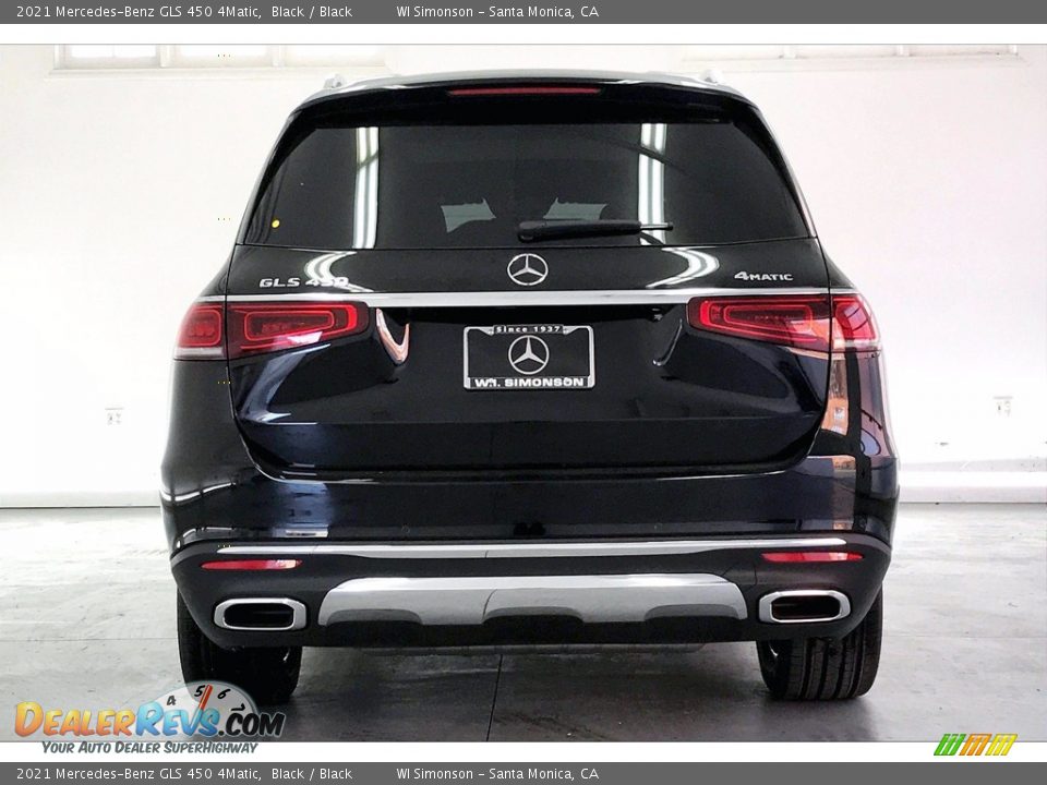 2021 Mercedes-Benz GLS 450 4Matic Black / Black Photo #3
