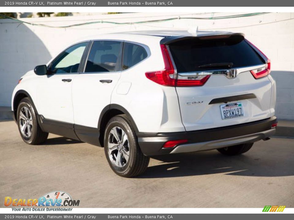 2019 Honda CR-V LX Platinum White Pearl / Gray Photo #2