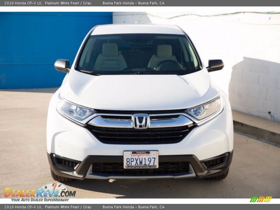 2019 Honda CR-V LX Platinum White Pearl / Gray Photo #7