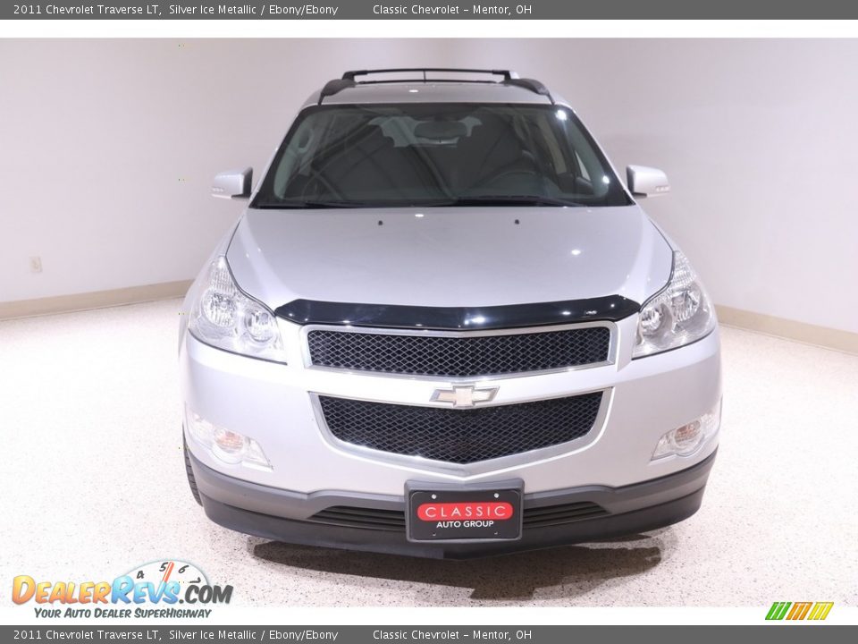 2011 Chevrolet Traverse LT Silver Ice Metallic / Ebony/Ebony Photo #2