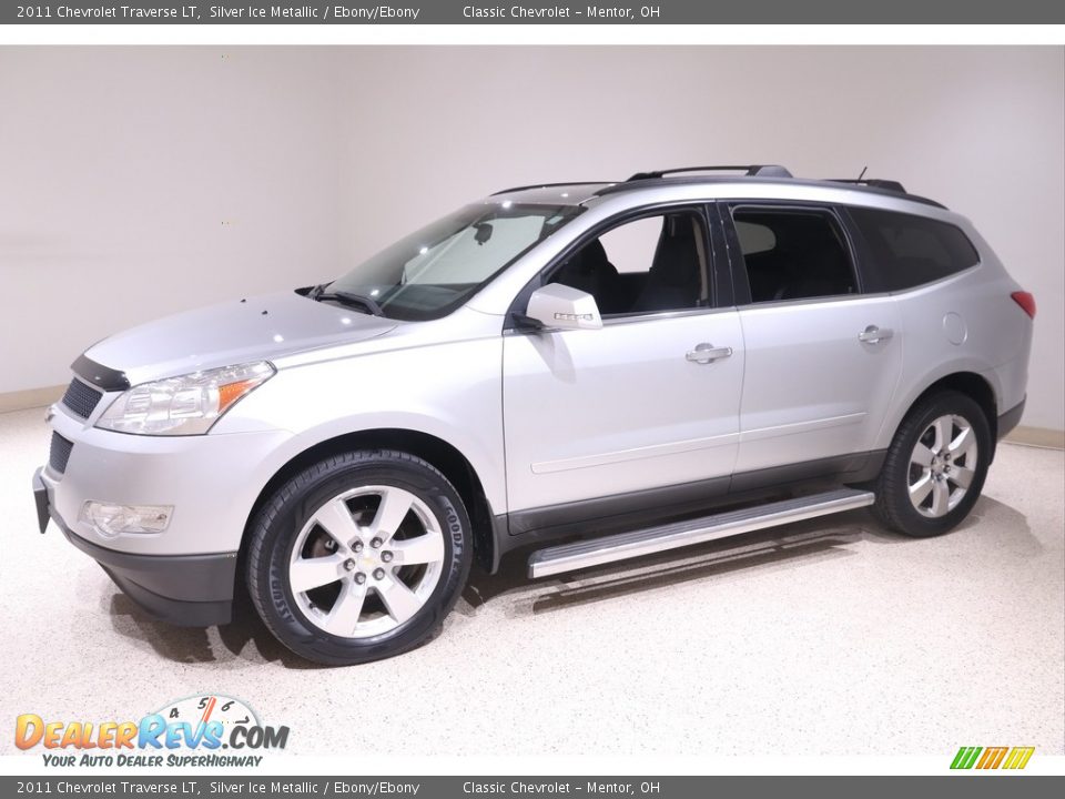 2011 Chevrolet Traverse LT Silver Ice Metallic / Ebony/Ebony Photo #3