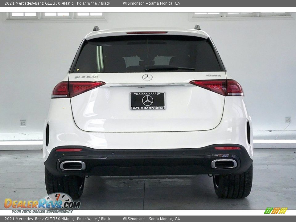 2021 Mercedes-Benz GLE 350 4Matic Polar White / Black Photo #3