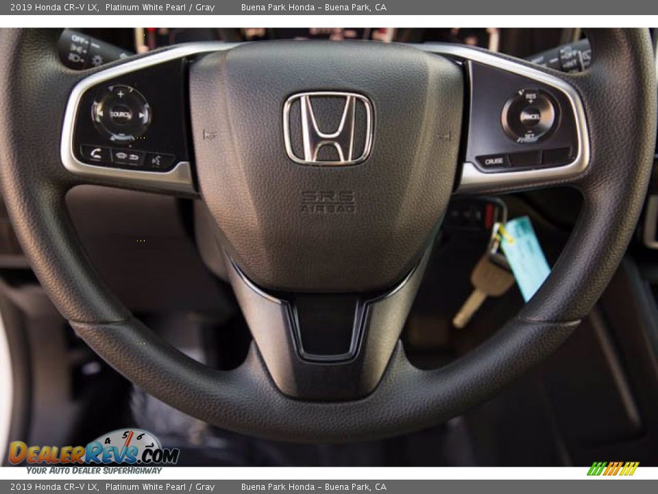 2019 Honda CR-V LX Platinum White Pearl / Gray Photo #13