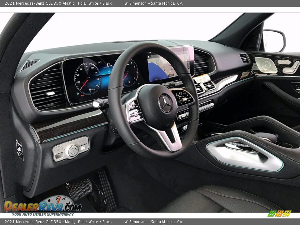 2021 Mercedes-Benz GLE 350 4Matic Polar White / Black Photo #4