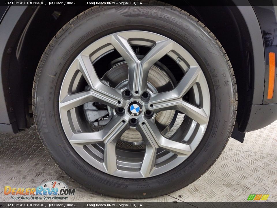 2021 BMW X3 sDrive30i Jet Black / Black Photo #3