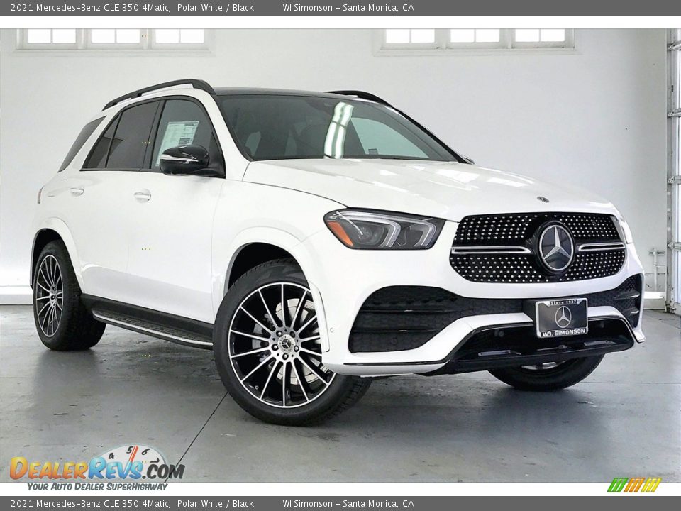 2021 Mercedes-Benz GLE 350 4Matic Polar White / Black Photo #12