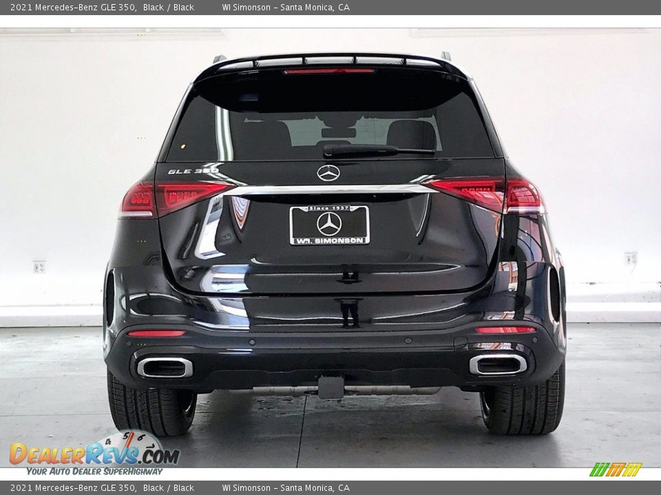 2021 Mercedes-Benz GLE 350 Black / Black Photo #3