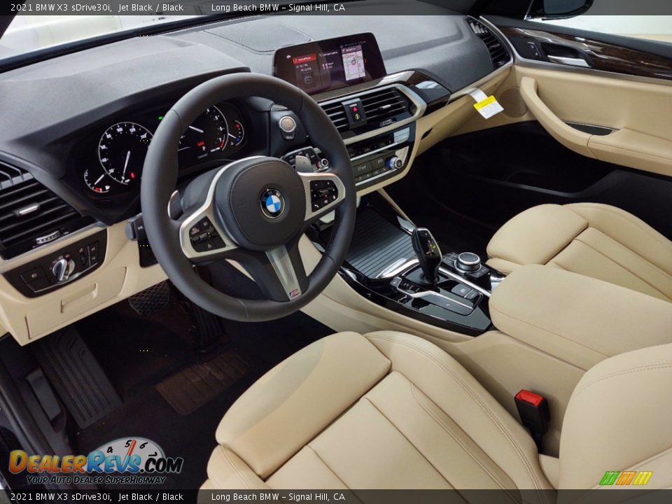 2021 BMW X3 sDrive30i Jet Black / Black Photo #12