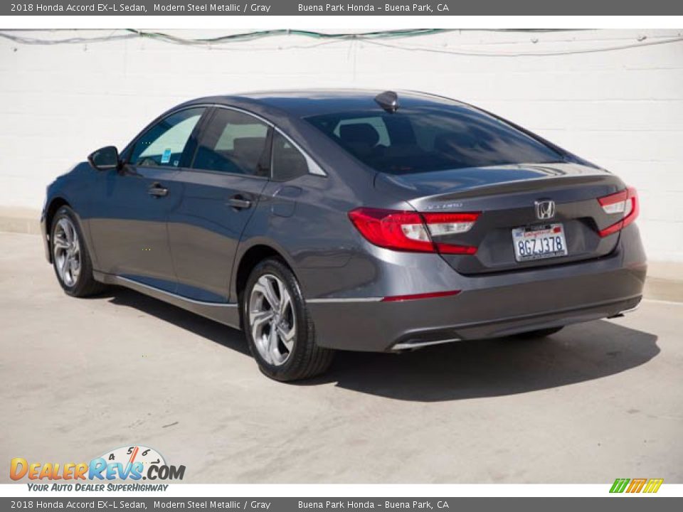 2018 Honda Accord EX-L Sedan Modern Steel Metallic / Gray Photo #2