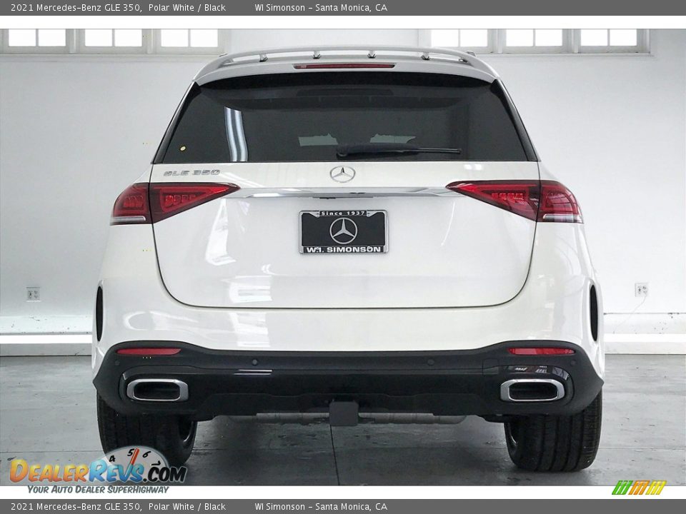 2021 Mercedes-Benz GLE 350 Polar White / Black Photo #3