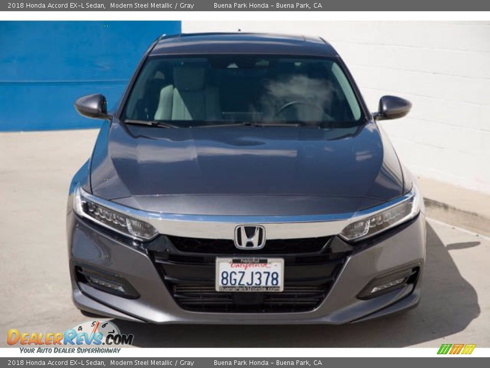 2018 Honda Accord EX-L Sedan Modern Steel Metallic / Gray Photo #7