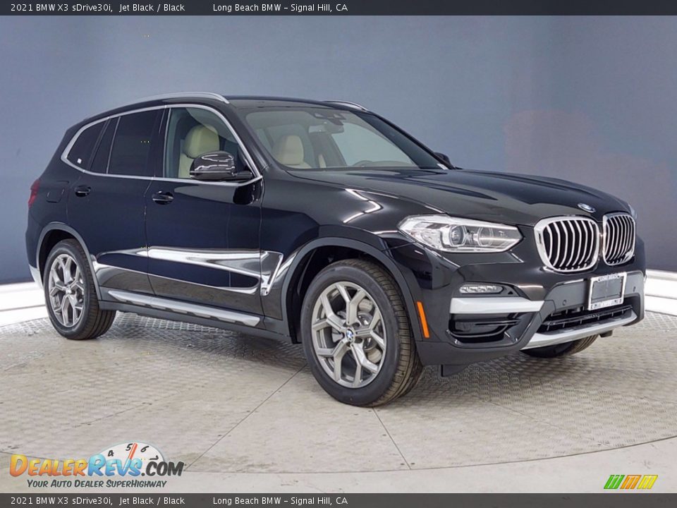 2021 BMW X3 sDrive30i Jet Black / Black Photo #27