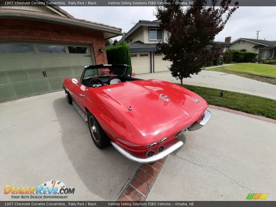 1967 Chevrolet Corvette Convertible Rally Red / Black Photo #6