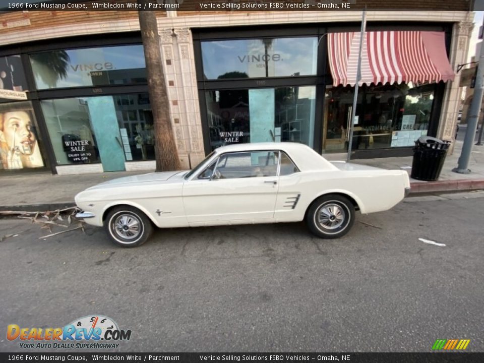 Wimbledon White 1966 Ford Mustang Coupe Photo #1
