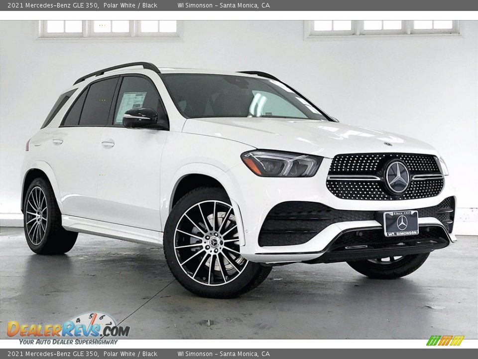 2021 Mercedes-Benz GLE 350 Polar White / Black Photo #12