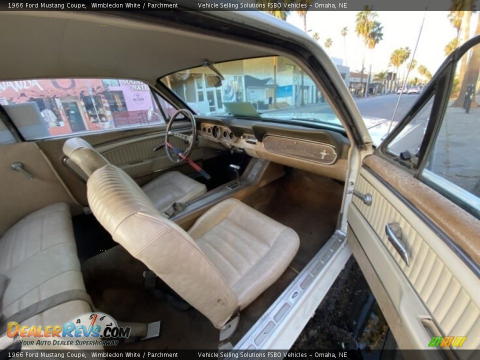 Parchment Interior - 1966 Ford Mustang Coupe Photo #5