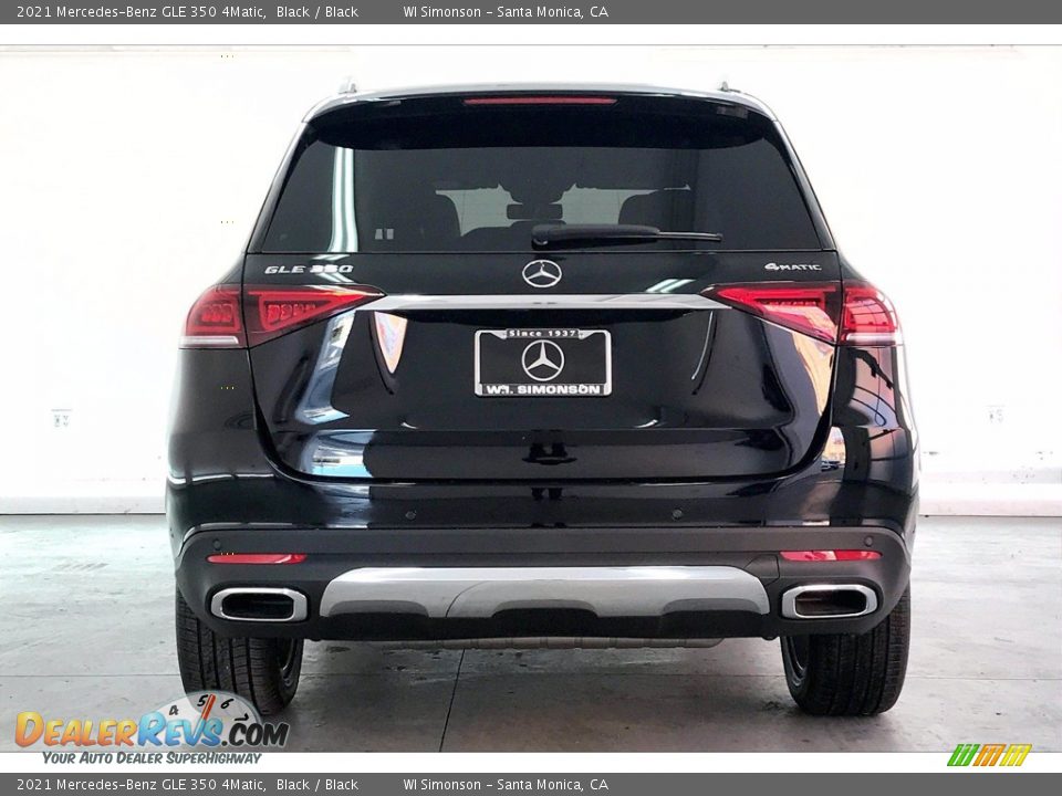 2021 Mercedes-Benz GLE 350 4Matic Black / Black Photo #2