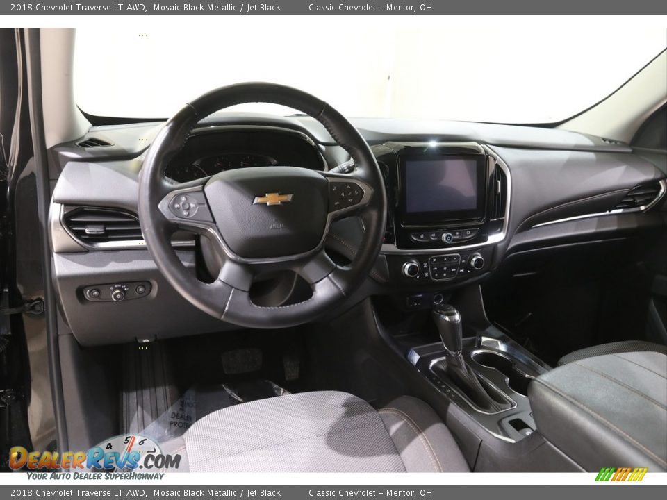2018 Chevrolet Traverse LT AWD Mosaic Black Metallic / Jet Black Photo #6