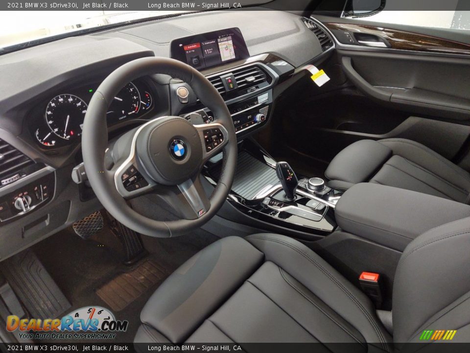 2021 BMW X3 sDrive30i Jet Black / Black Photo #12