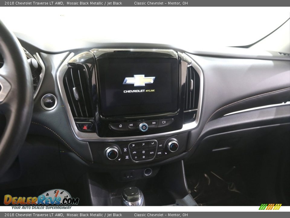 2018 Chevrolet Traverse LT AWD Mosaic Black Metallic / Jet Black Photo #9