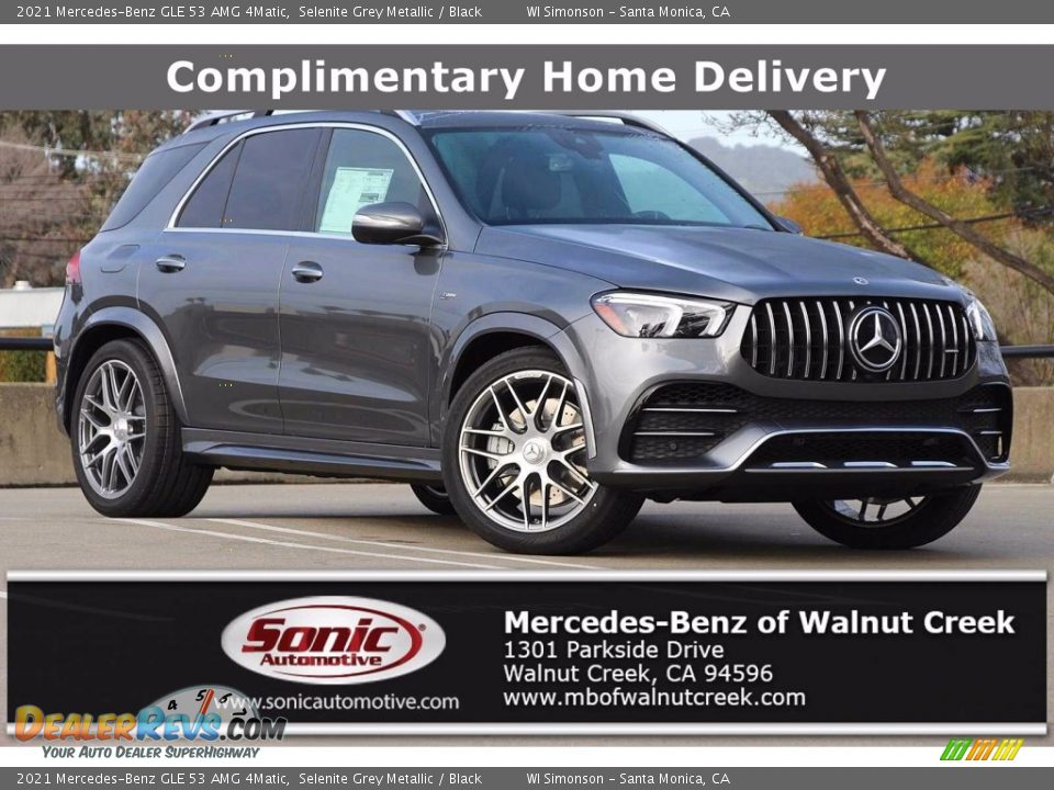 2021 Mercedes-Benz GLE 53 AMG 4Matic Selenite Grey Metallic / Black Photo #1