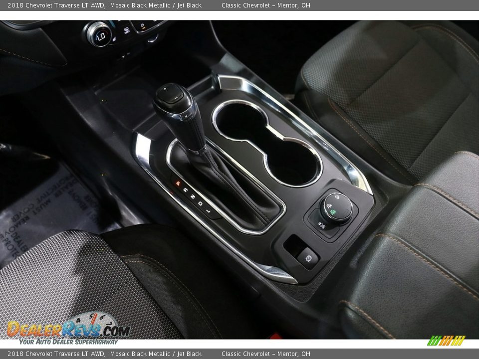 2018 Chevrolet Traverse LT AWD Mosaic Black Metallic / Jet Black Photo #15