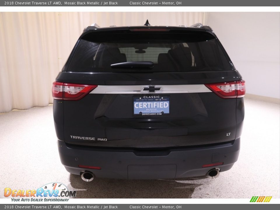 2018 Chevrolet Traverse LT AWD Mosaic Black Metallic / Jet Black Photo #20