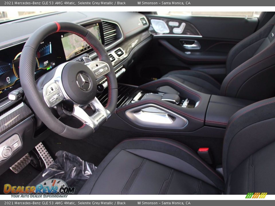 2021 Mercedes-Benz GLE 53 AMG 4Matic Selenite Grey Metallic / Black Photo #9