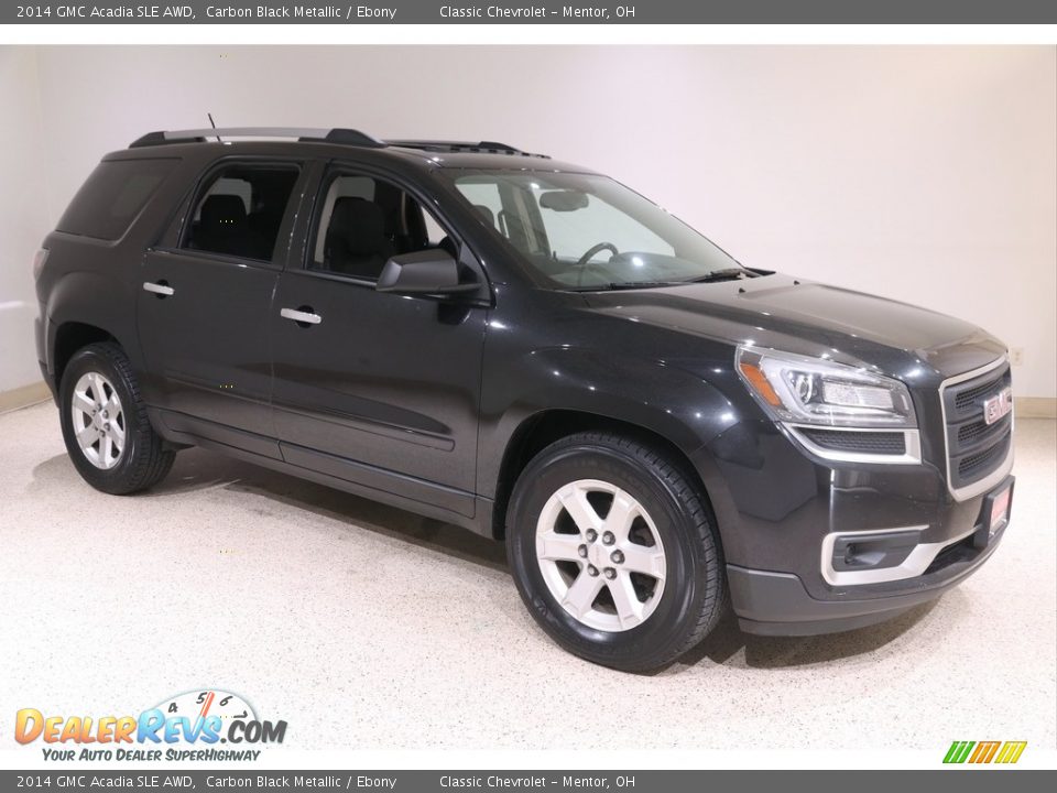 2014 GMC Acadia SLE AWD Carbon Black Metallic / Ebony Photo #1