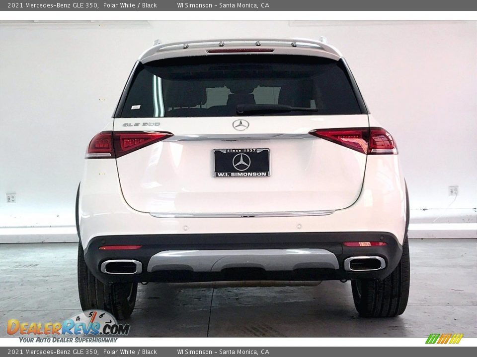2021 Mercedes-Benz GLE 350 Polar White / Black Photo #3