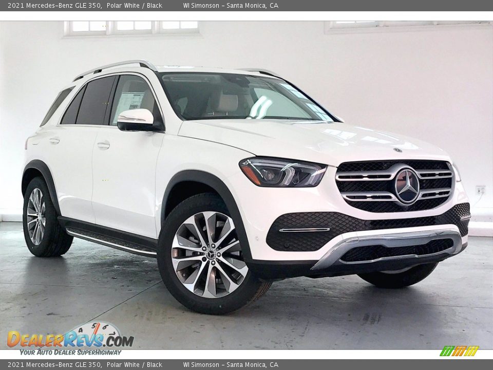 2021 Mercedes-Benz GLE 350 Polar White / Black Photo #12