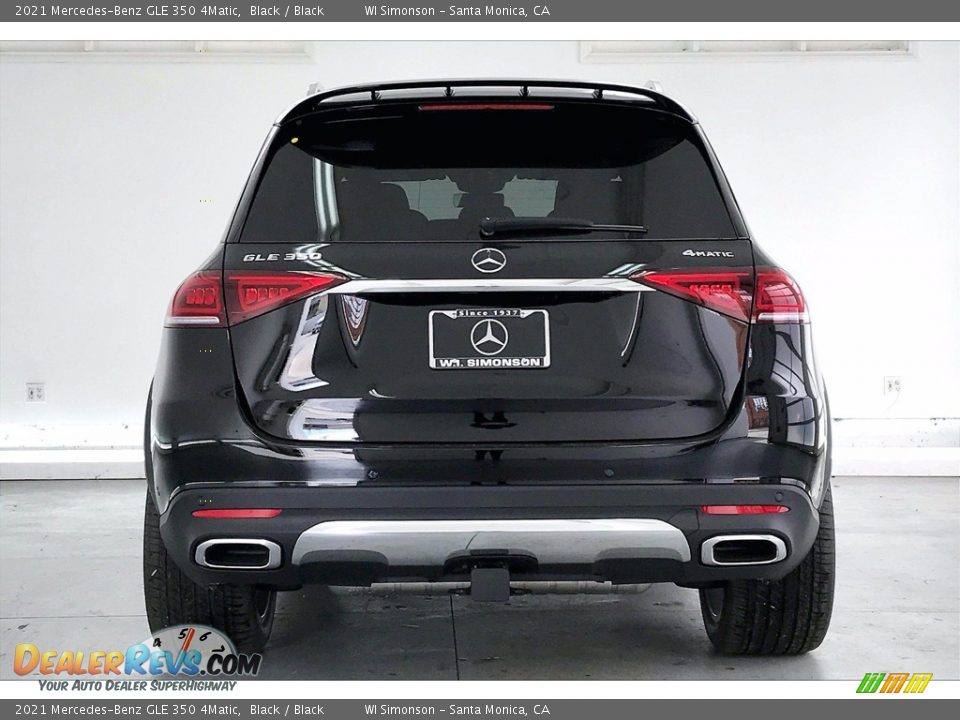 2021 Mercedes-Benz GLE 350 4Matic Black / Black Photo #3