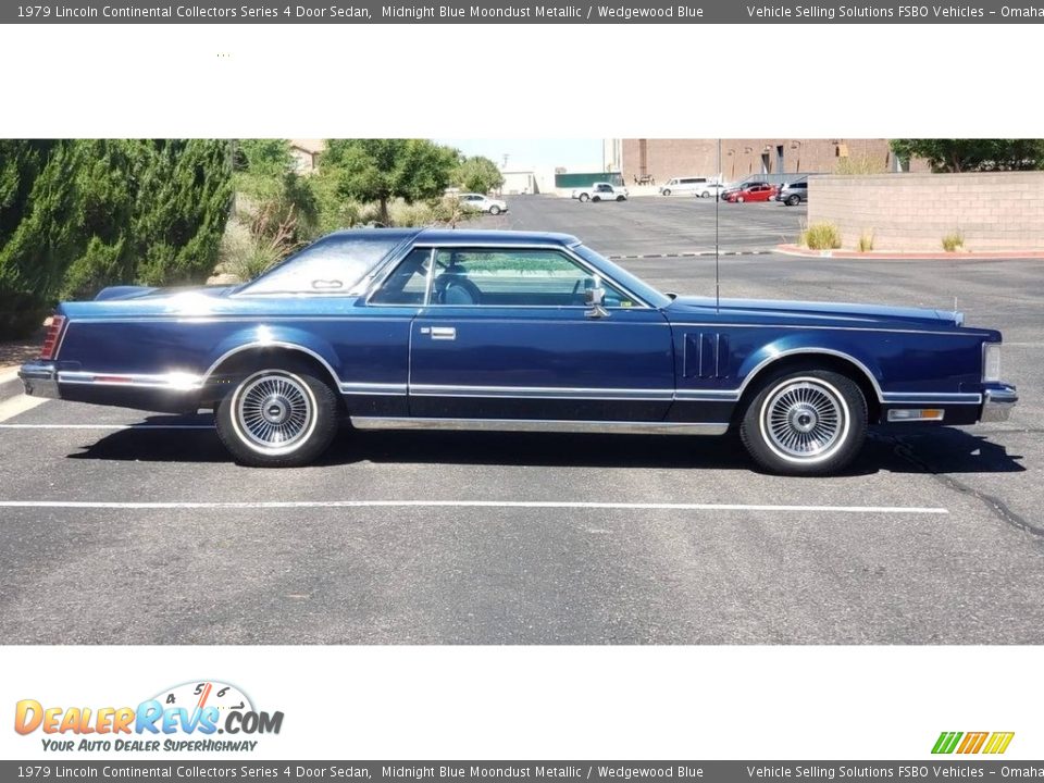 Midnight Blue Moondust Metallic 1979 Lincoln Continental Collectors Series 4 Door Sedan Photo #7